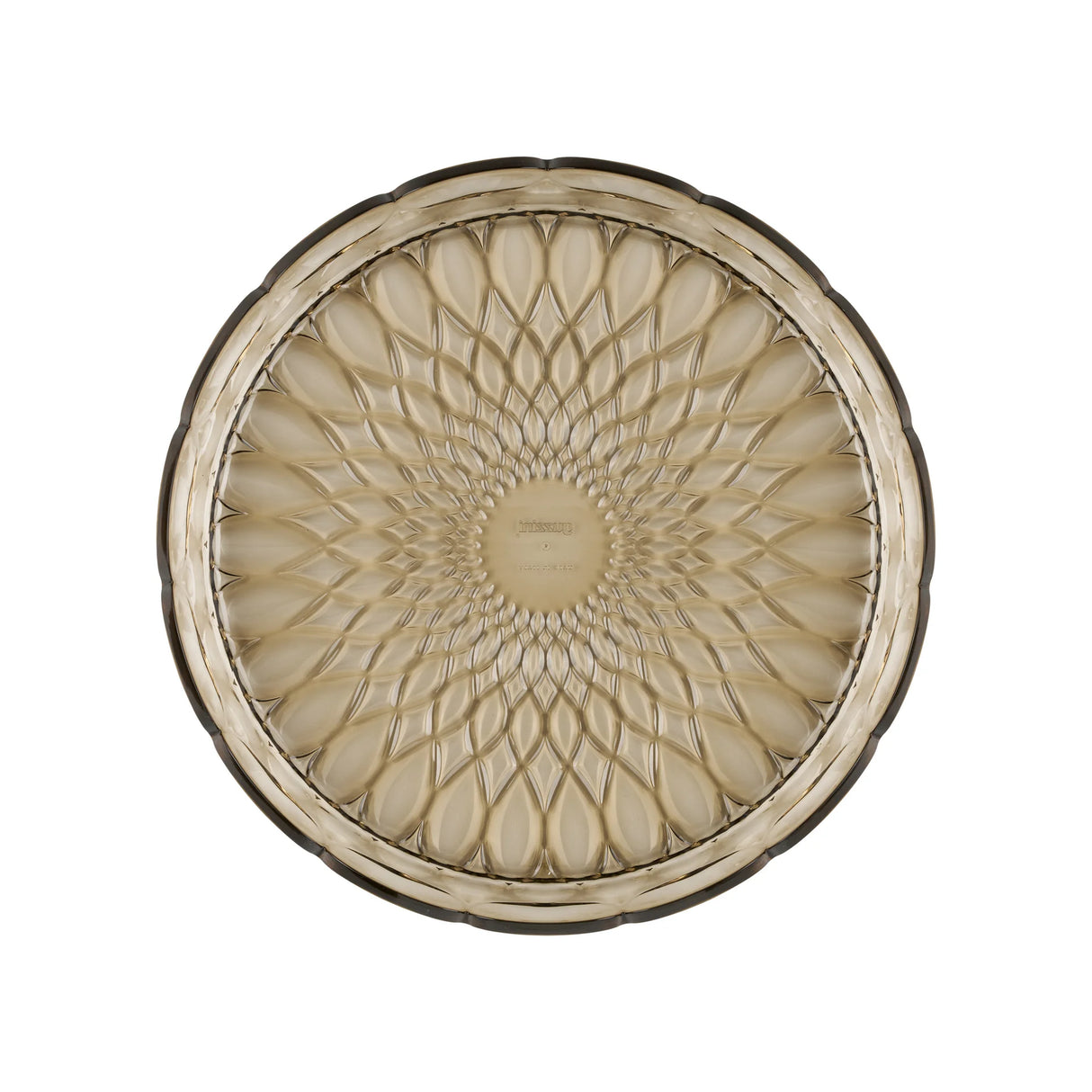Guzzini - Vassoio tondo piccolo Vanity smoke