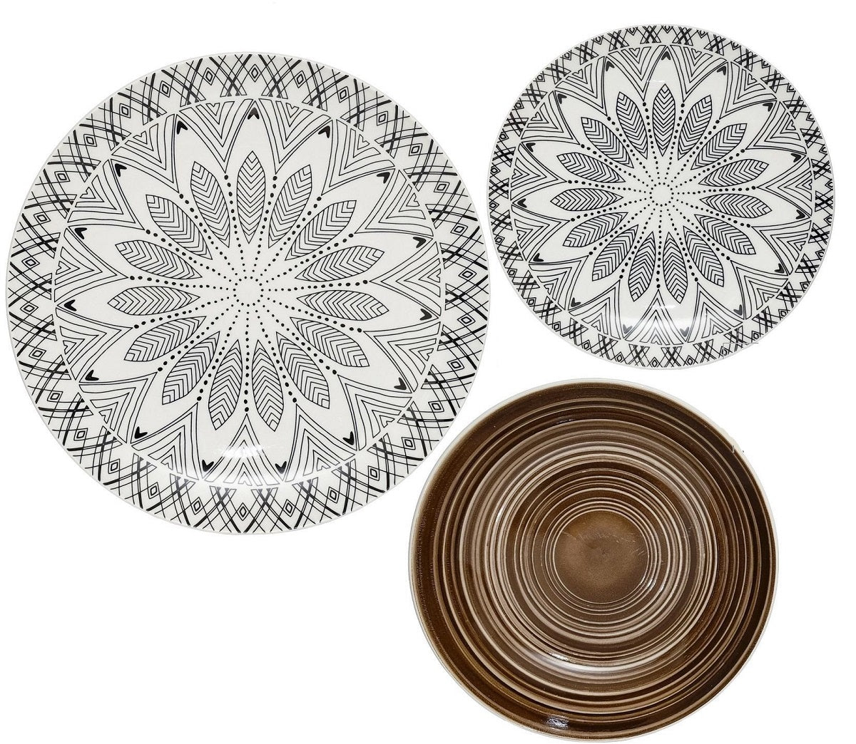 Fade - Tribal servizio tavola in finissima porcellana
