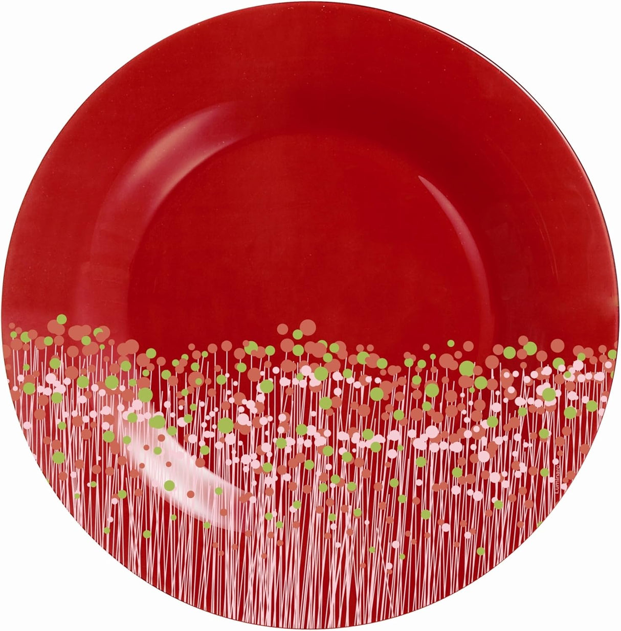 Luminarc - Flowerfield rosso Set di piatti 19 pezzi
