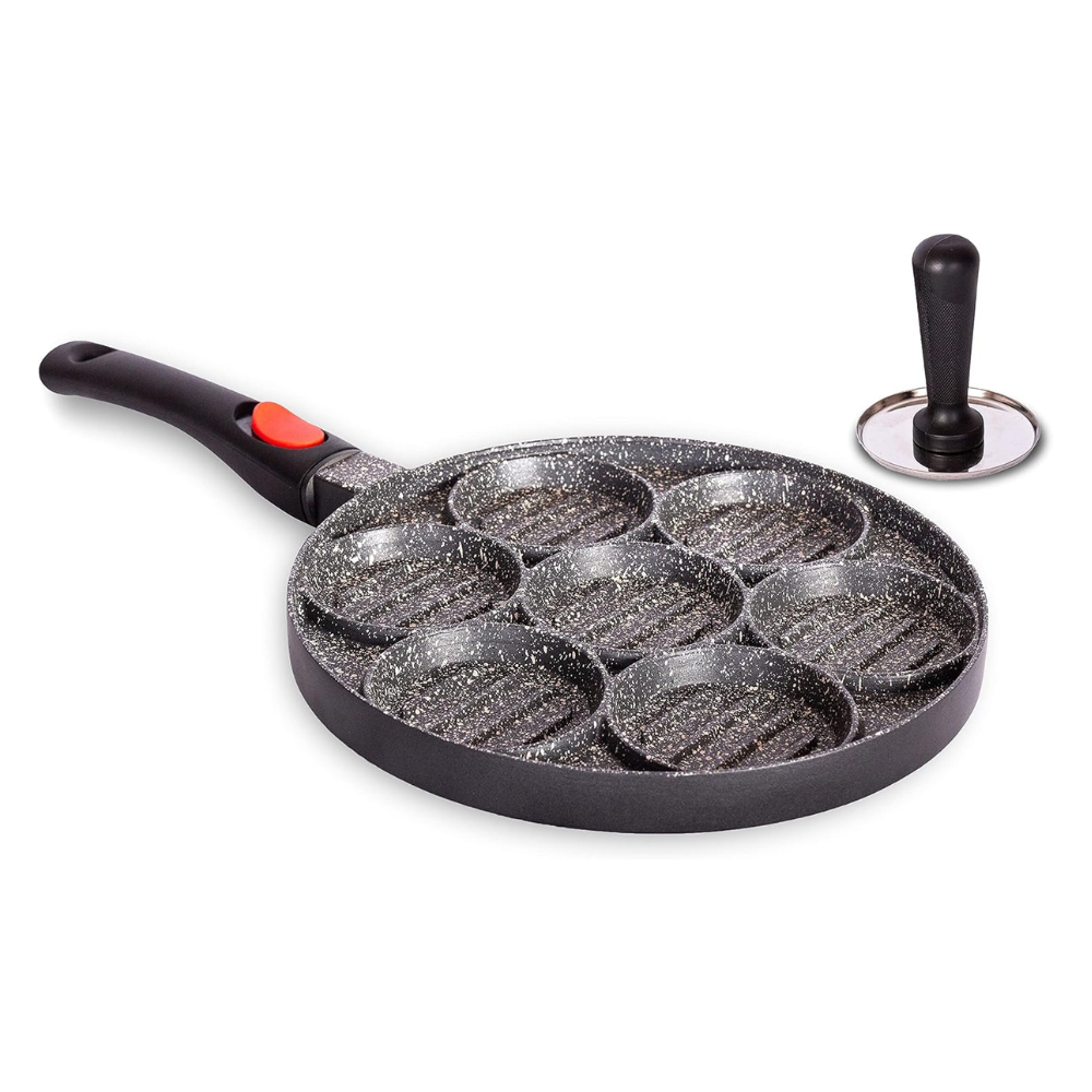 Foodesign - Convivio Hamburger pan with removable handle