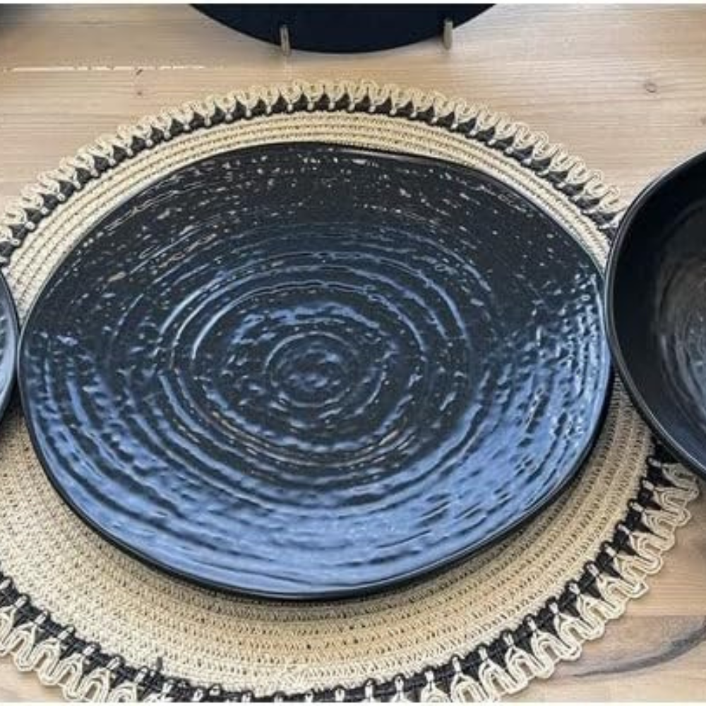 Fade maison - Wall Black vassoio presentazione 20.5 cm