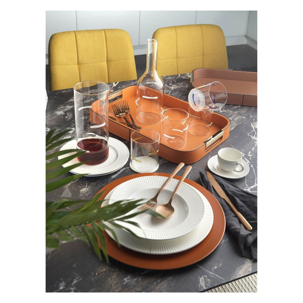 Evviva - Plissè Piatto Frutta 20cm