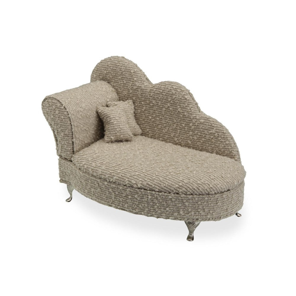 Versa - Portagioie Grigio Chiaro Chaise Longue