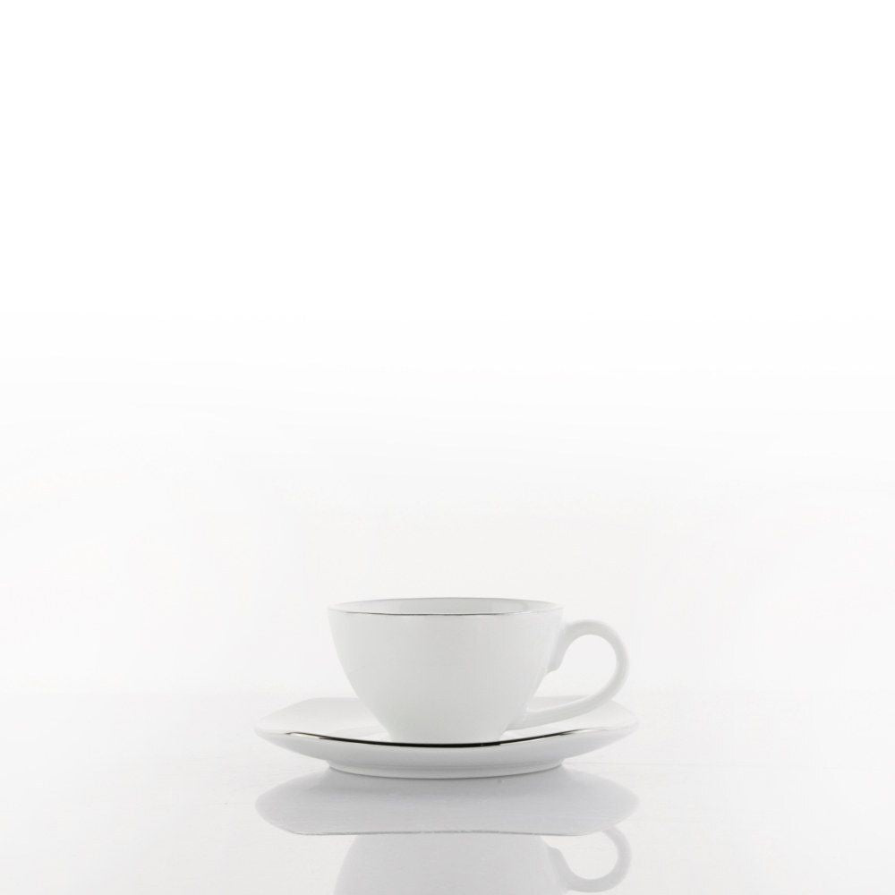 Weissestal - Set 2 Tazza Caffè cp Square-O Platin