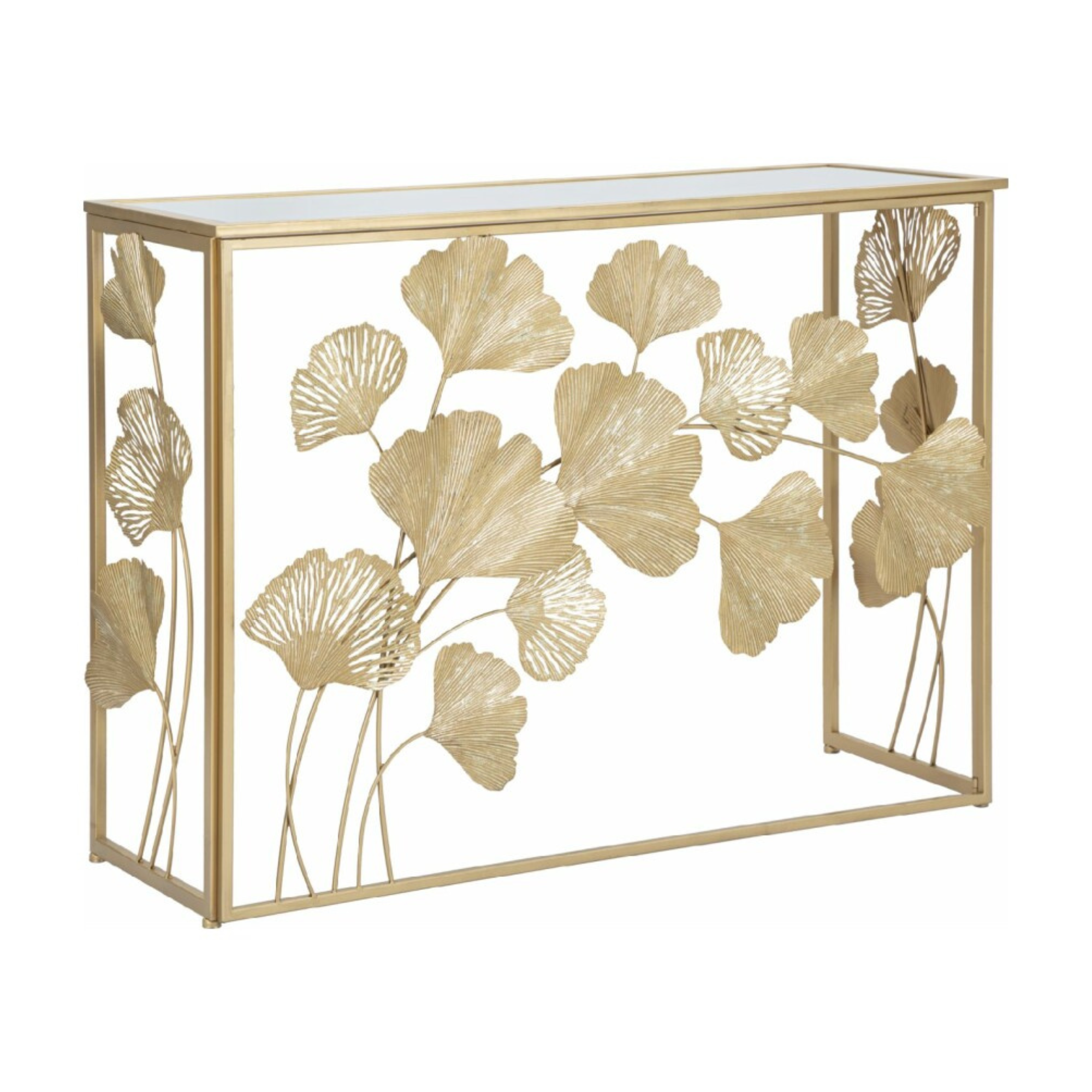 Mauro Ferretti - Console in ferro Leaf