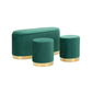Mauro Ferretti - Set 3pz Panca con contenitore e sgabelli Shopy verde