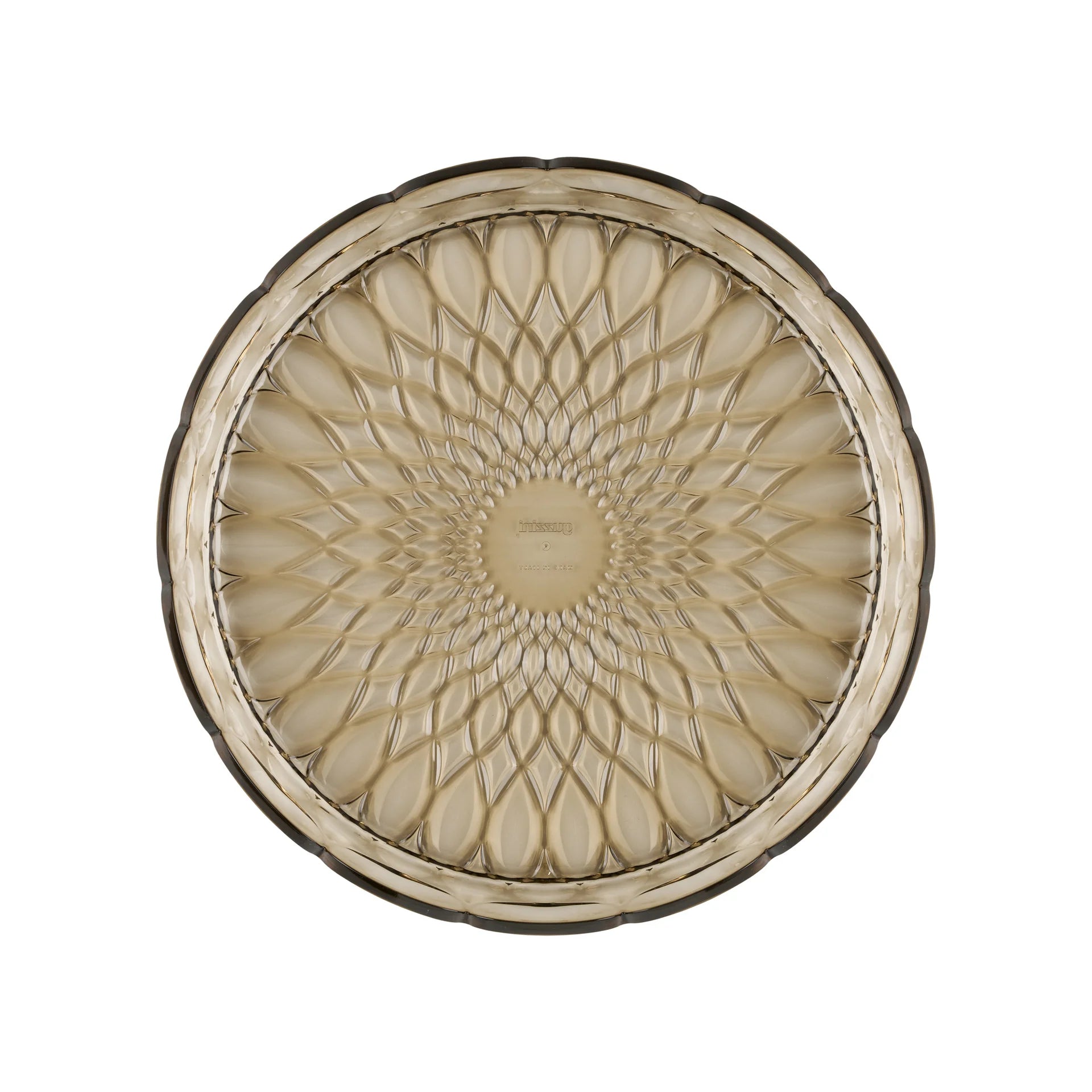 Guzzini - Vassoio tondo piccolo Vanity smoke