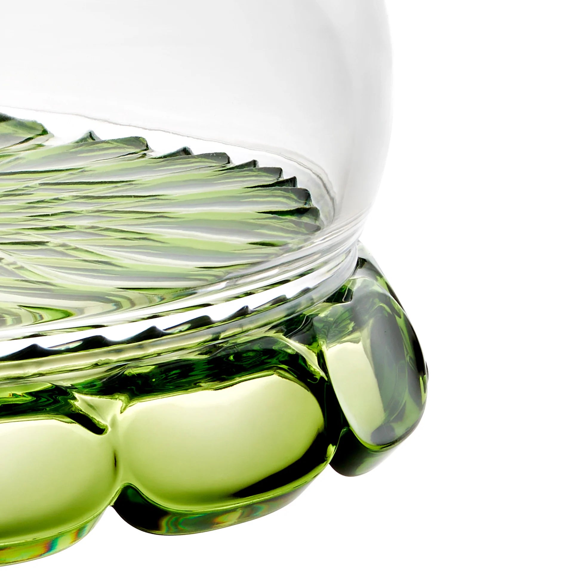 Guzzini - Alzata con campana Vanity water lily green