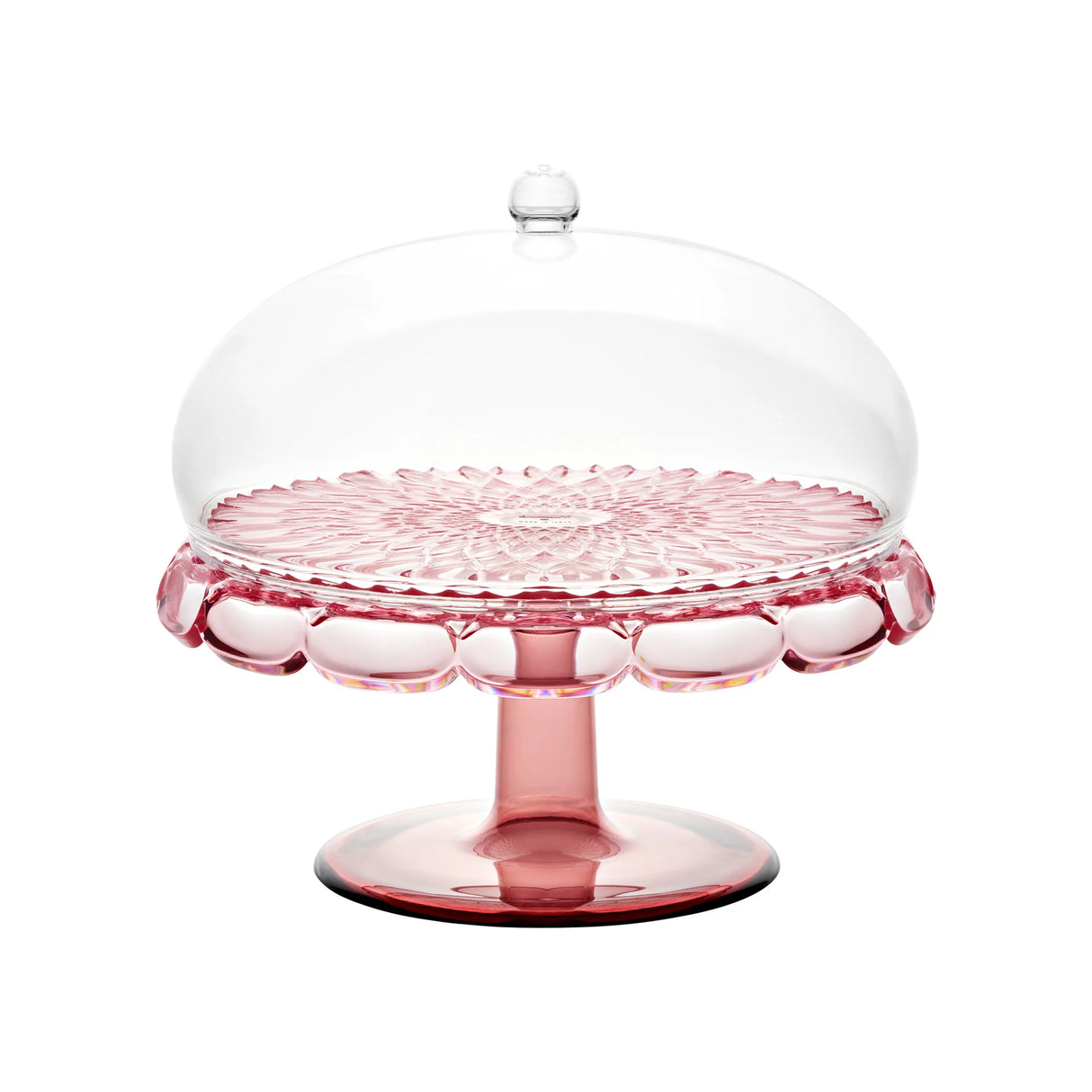 Guzzini - Alzata con campana Vanity flamingo Pink