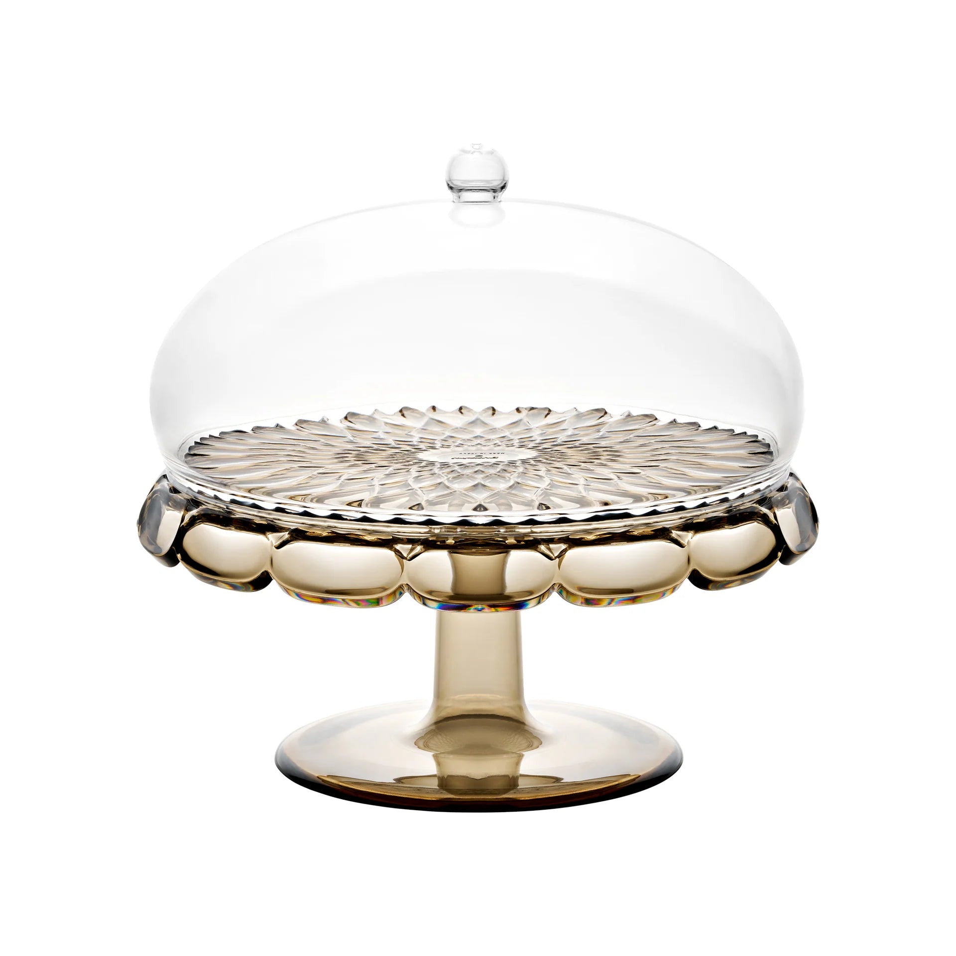 Guzzini - Alzata con campana Vanity smoke