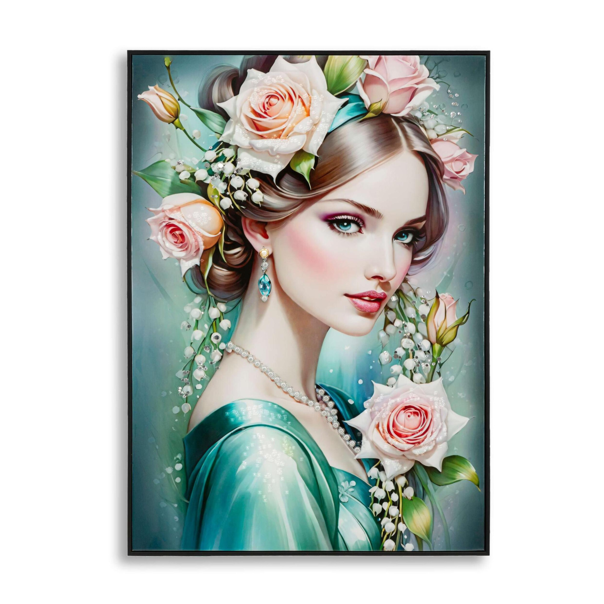 Mauro Ferretti - Dipinto su tela laccato fantasy con cornice A