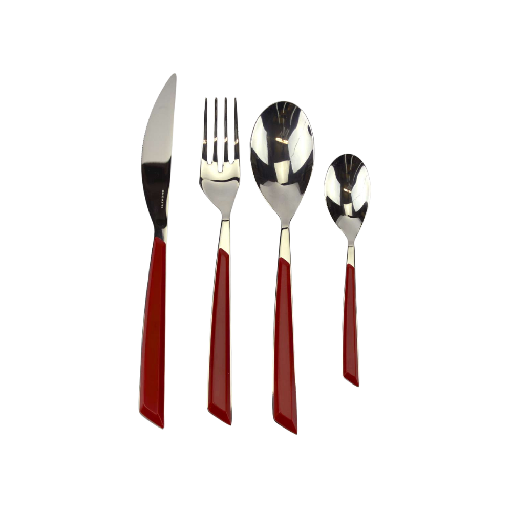 Bugatti - Posate Grace Rosso 24pz