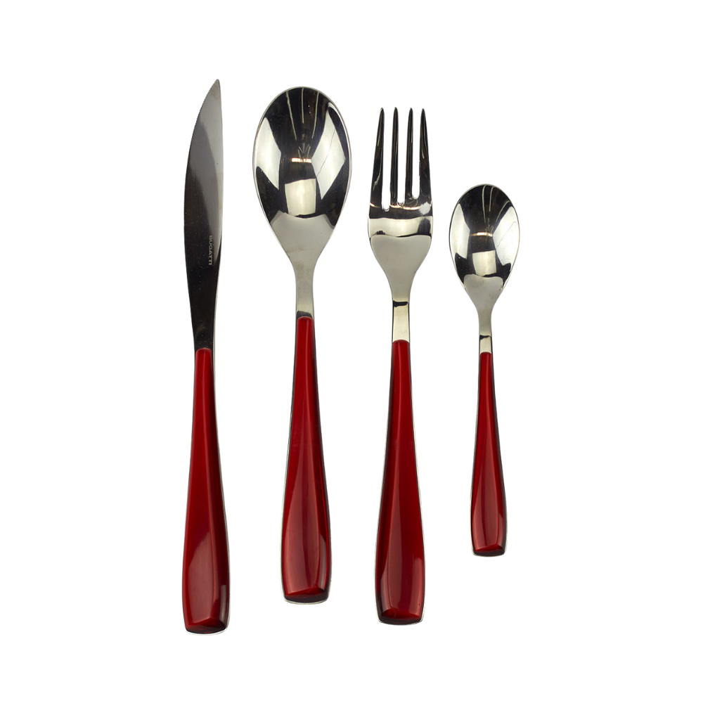 Bugatti - Posate Essenza Rosso 24pz