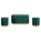 Mauro Ferretti - Set 3pz Panca con contenitore e sgabelli Shopy verde