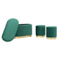Mauro Ferretti - Set 3pz Panca con contenitore e sgabelli Shopy verde