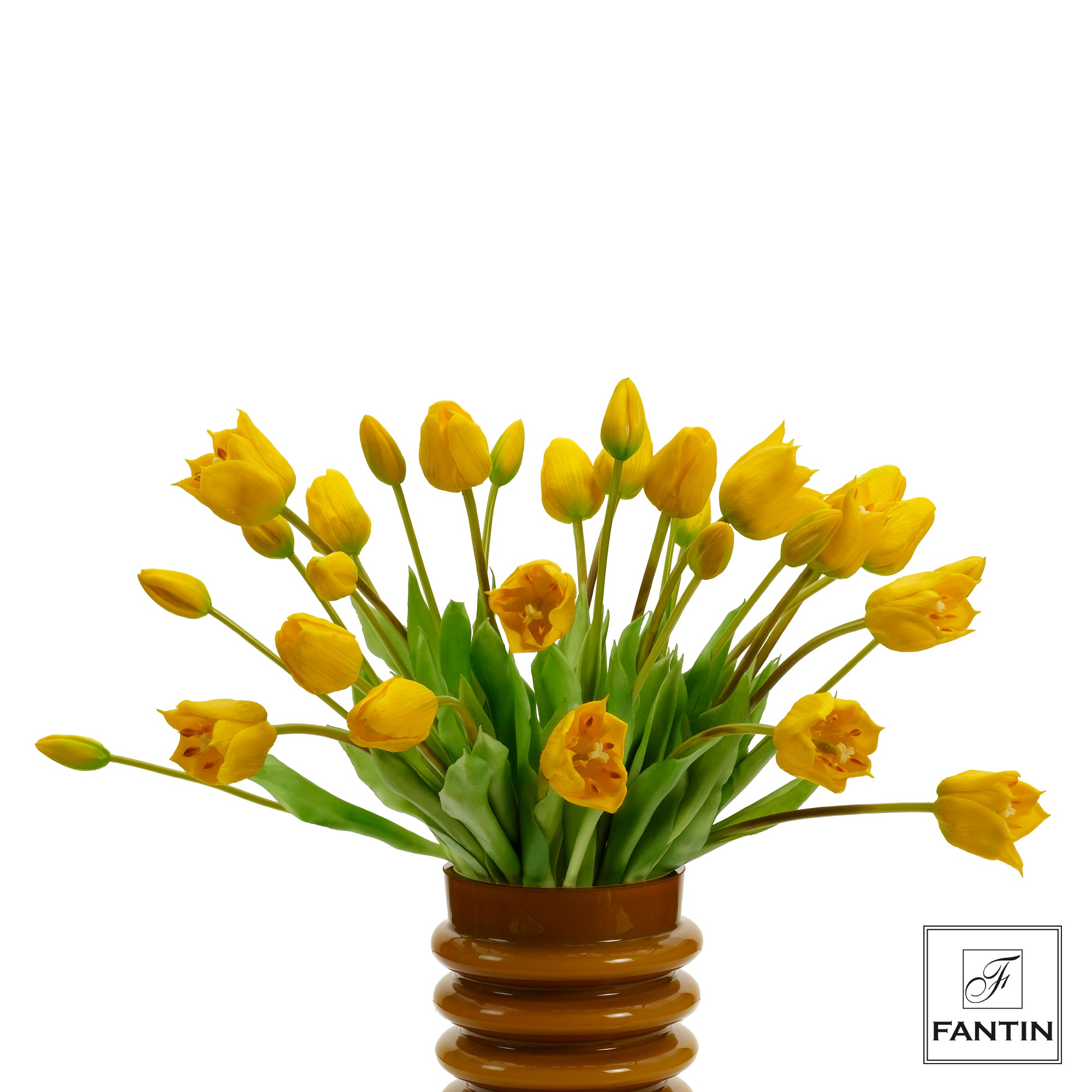 Fantin argenti - Composizione Tulipani Gialli 6 Steli