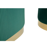 Mauro Ferretti - Set 3pz Panca con contenitore e sgabelli Shopy verde