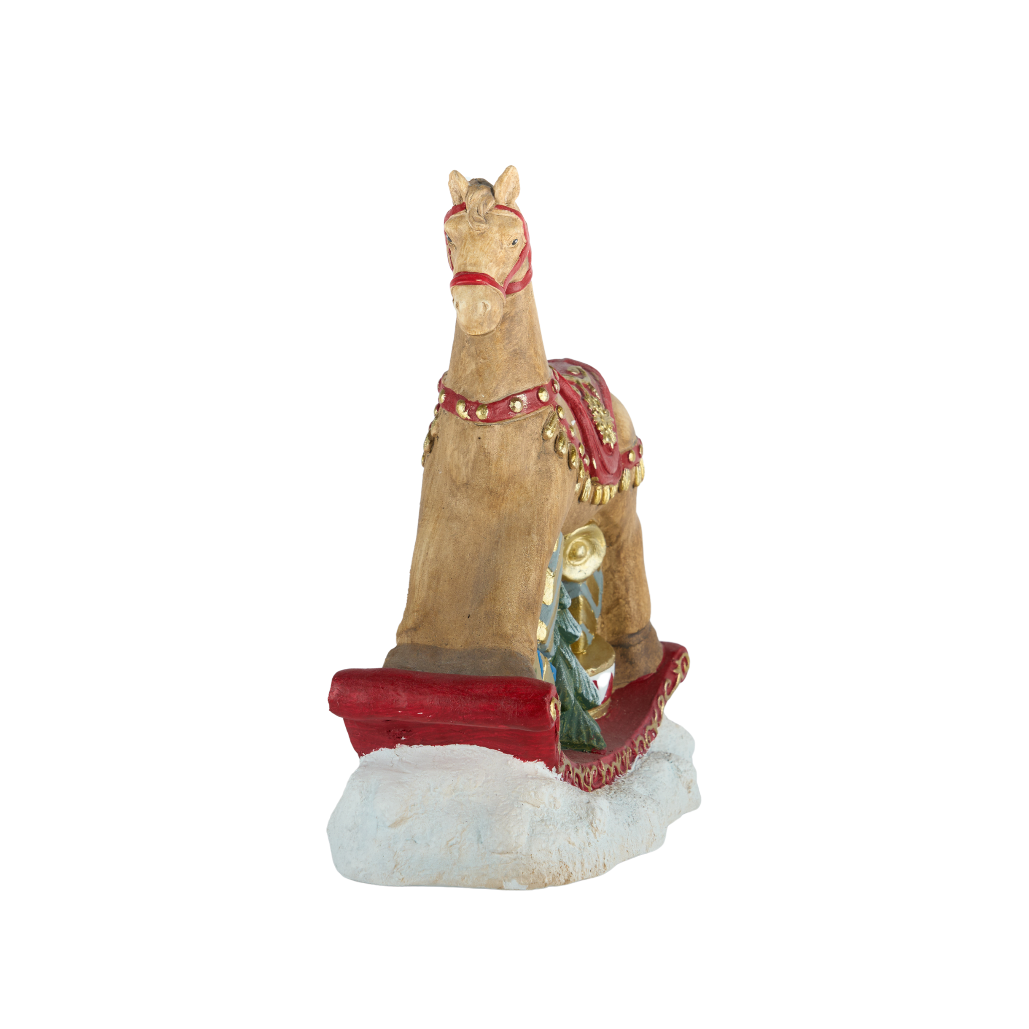 ElleGift - Cavallo a dondolo con regali di natale