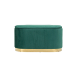 Mauro Ferretti - Set 3pz Panca con contenitore e sgabelli Shopy verde