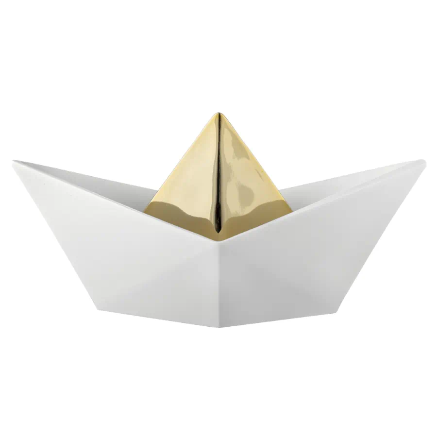 Bongelli - Barchetta origami 9×16 bianco