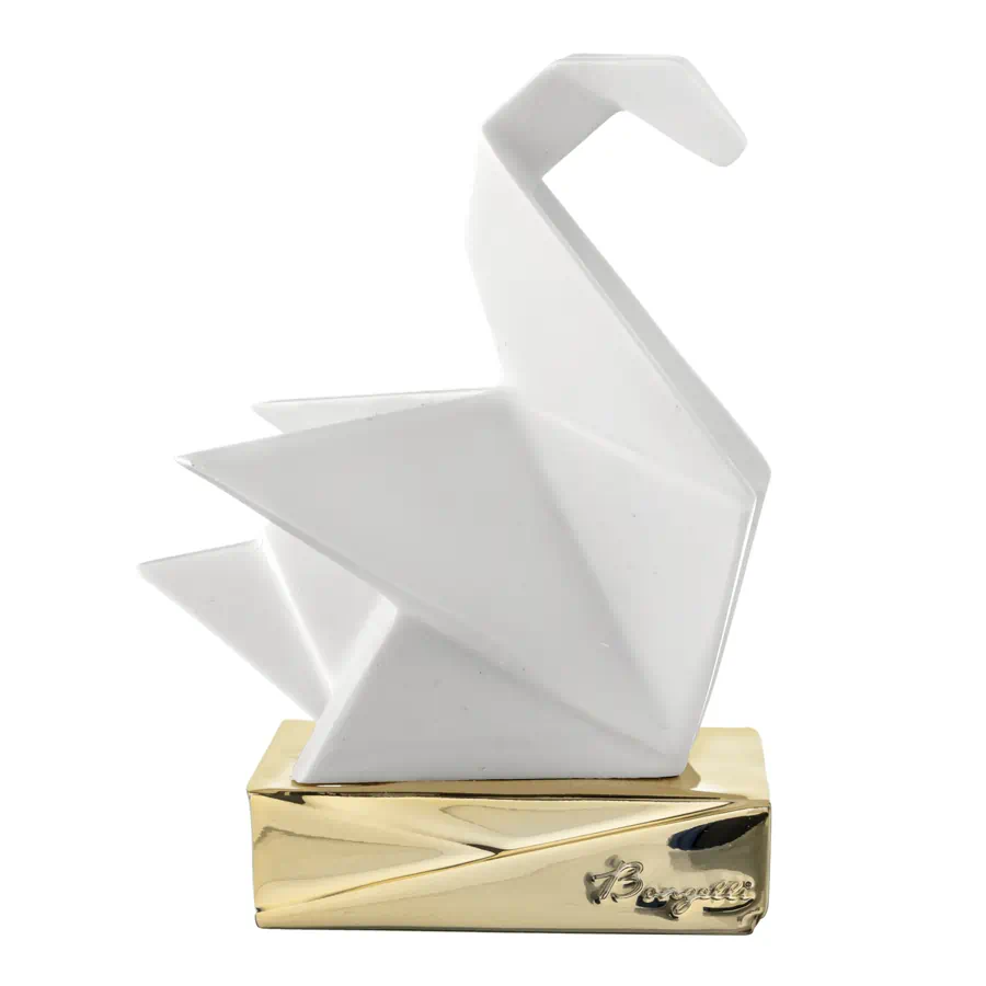 Bongelli - Cigno origami 12×8 bianco