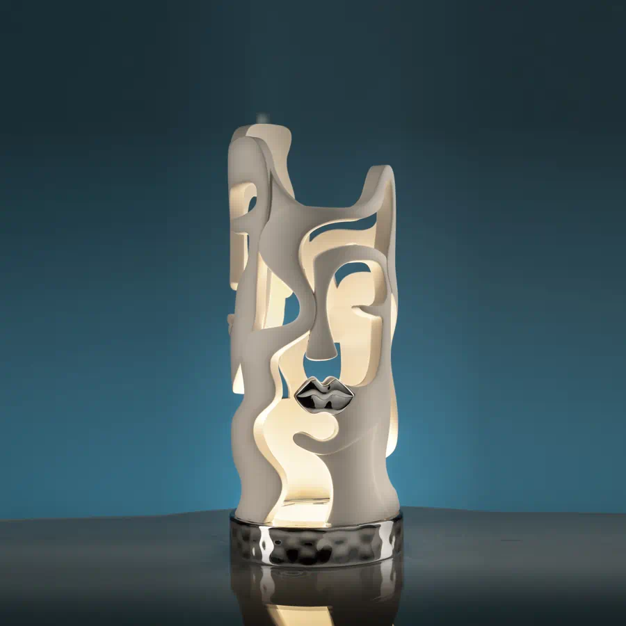 Bongelli - Lampada led visi argento h. 16