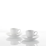 Weissestal - Set 2 Tazze Caffè Coup c/p Terrea White