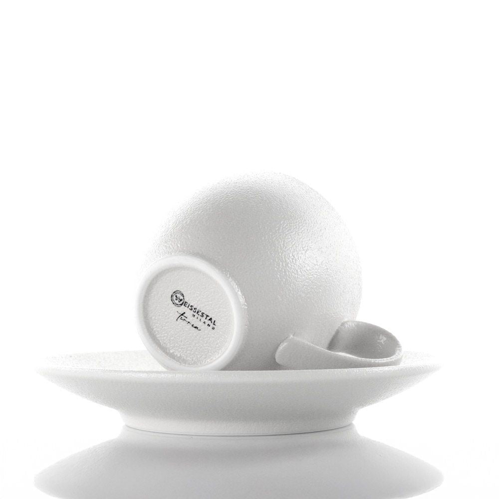 Weissestal - Set 2 Tazze Caffè Coup c/p Terrea White
