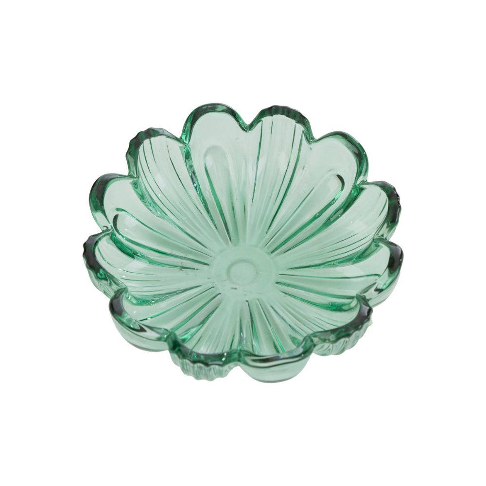 Le Stelle - Fiore Coppetta Vetro Menta 14x14xh. 4cm