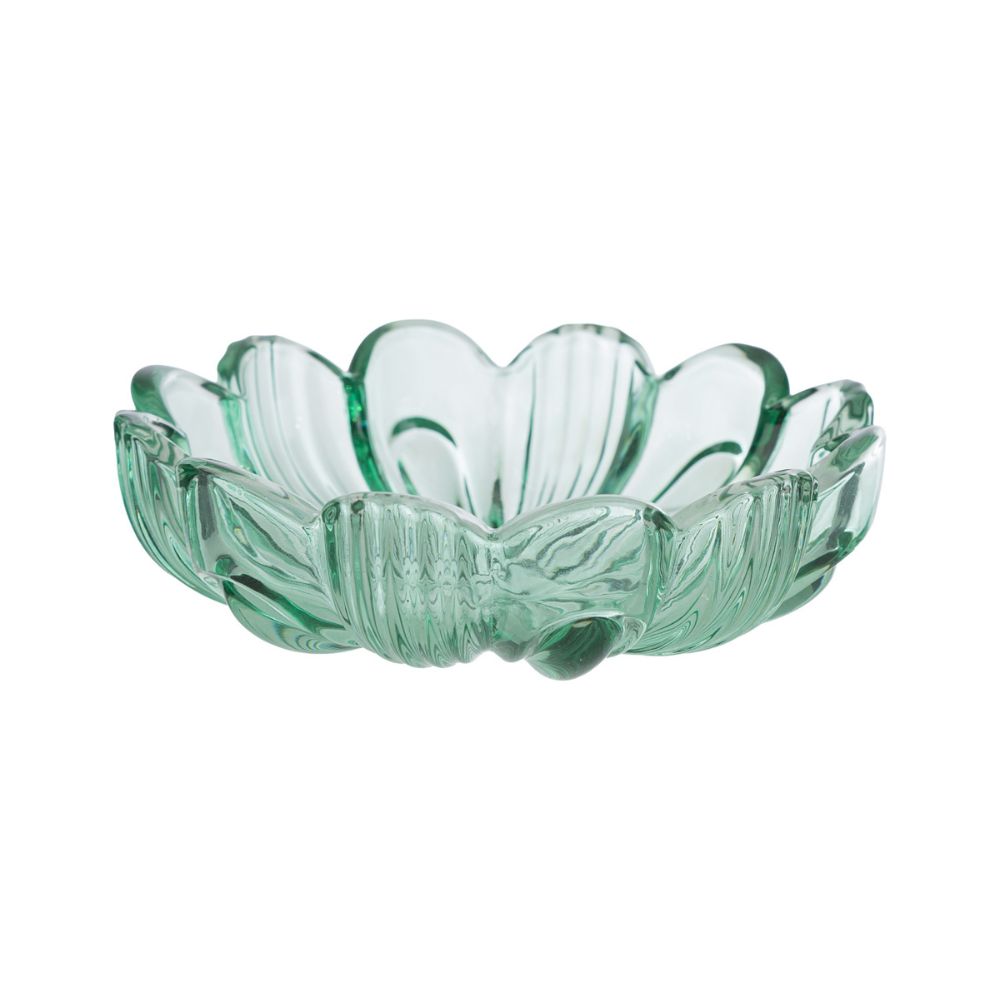 Le Stelle - Fiore Coppetta Vetro Menta 14x14xh. 4cm