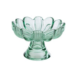 Le Stelle - Fiore Alzatina Vetro Menta 14x14xh. 9,5cm