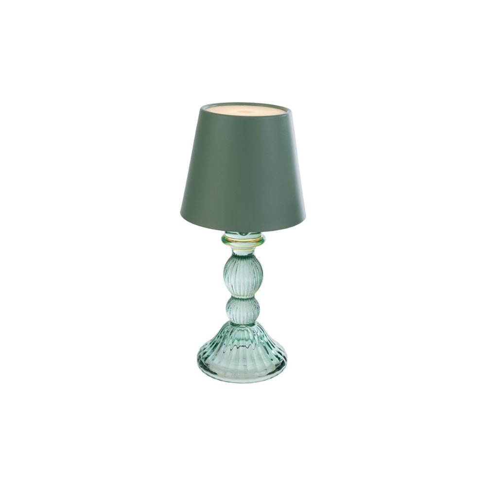 Le Stelle - Lampada Drim Vetro Menta d. 11xh. 24,5cm