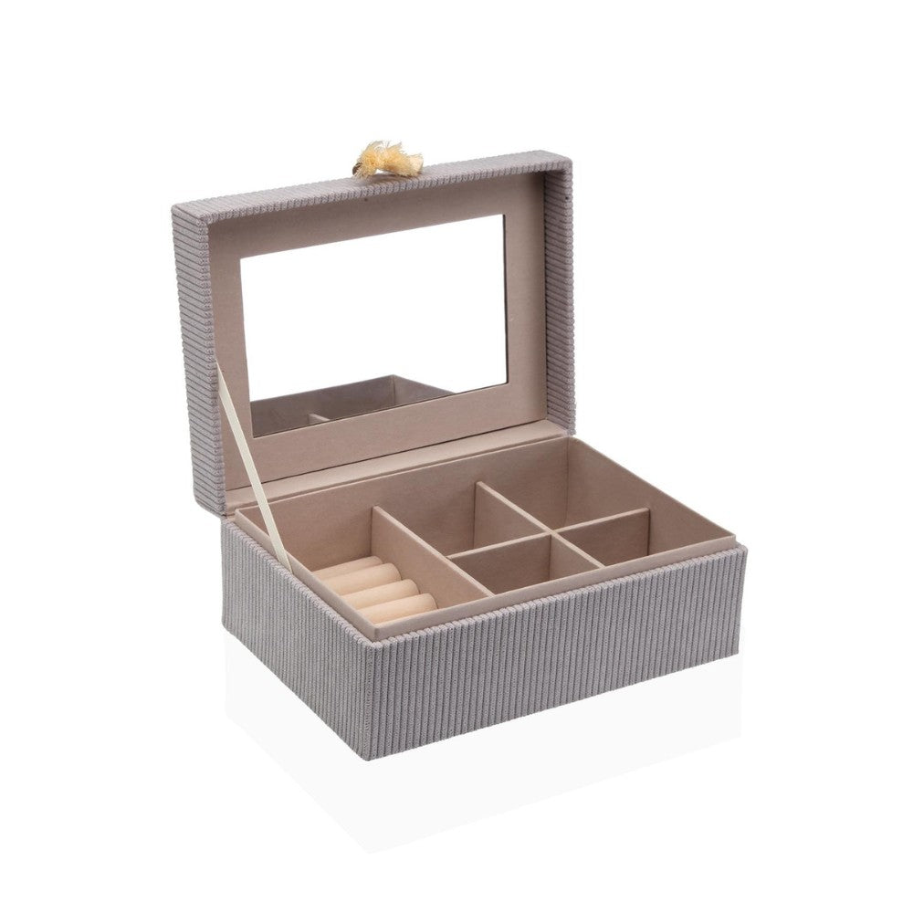 Versa - Portagioie Velluto Grigio