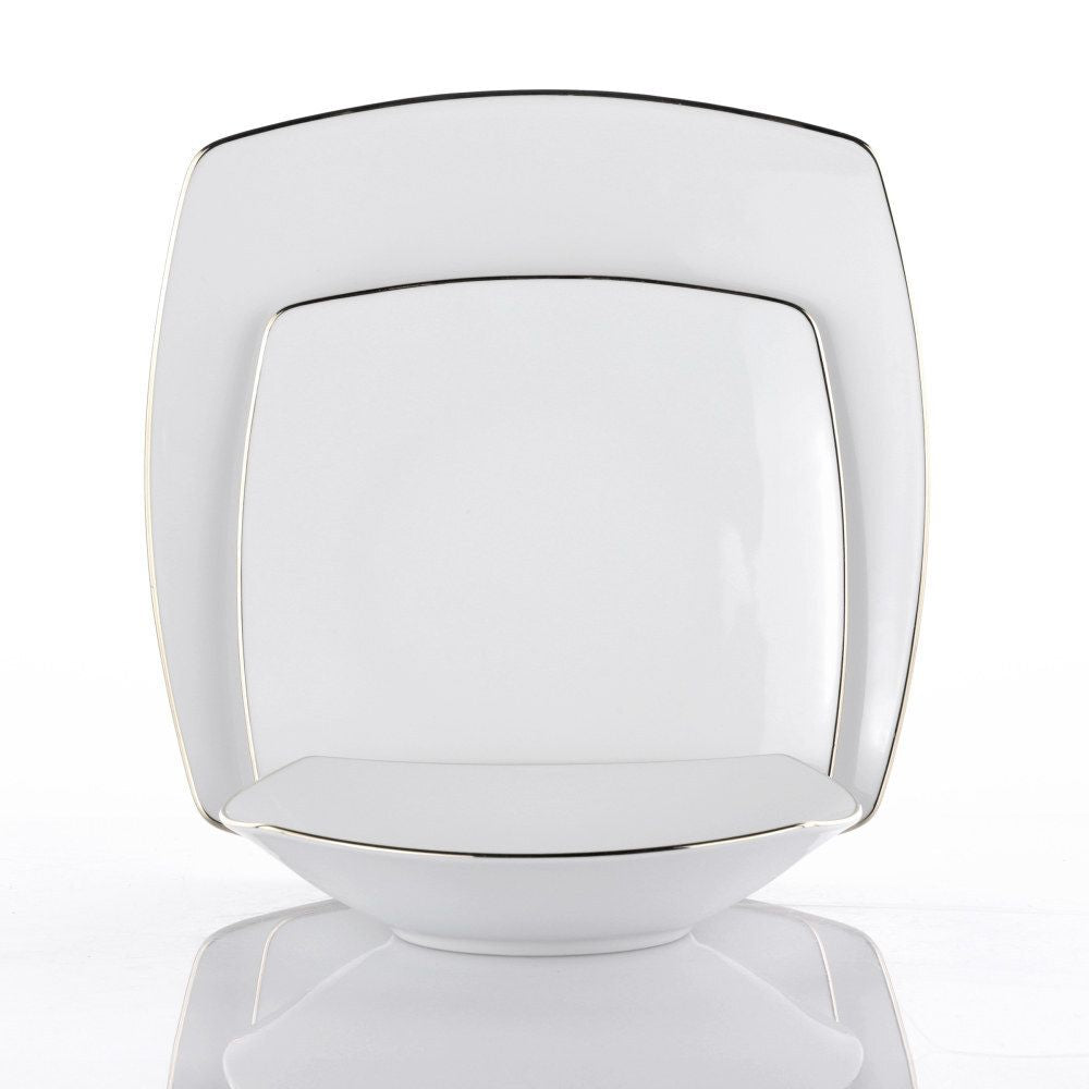 Weissestal - Piatto Fondo 20,5cm Square-O Platin