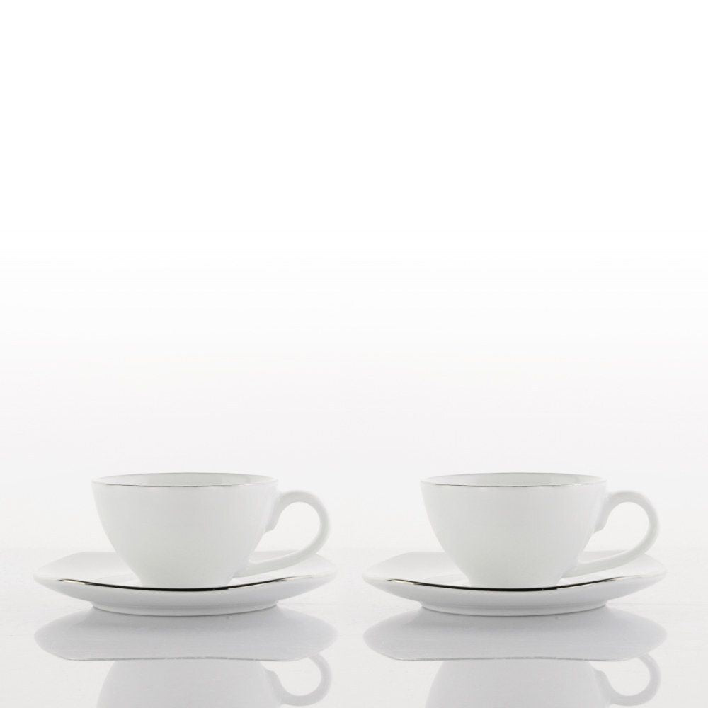 Weissestal - Set 2 Tazza Caffè cp Square-O Platin