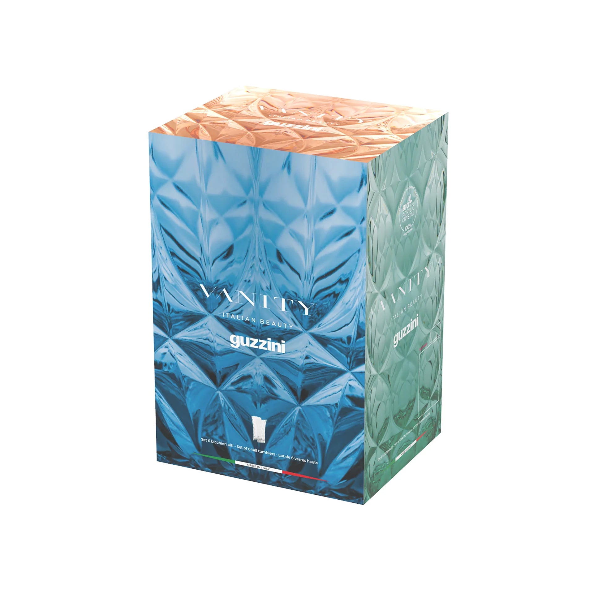 Guzzini - Portabicchieri universale Vanity saffron yellow