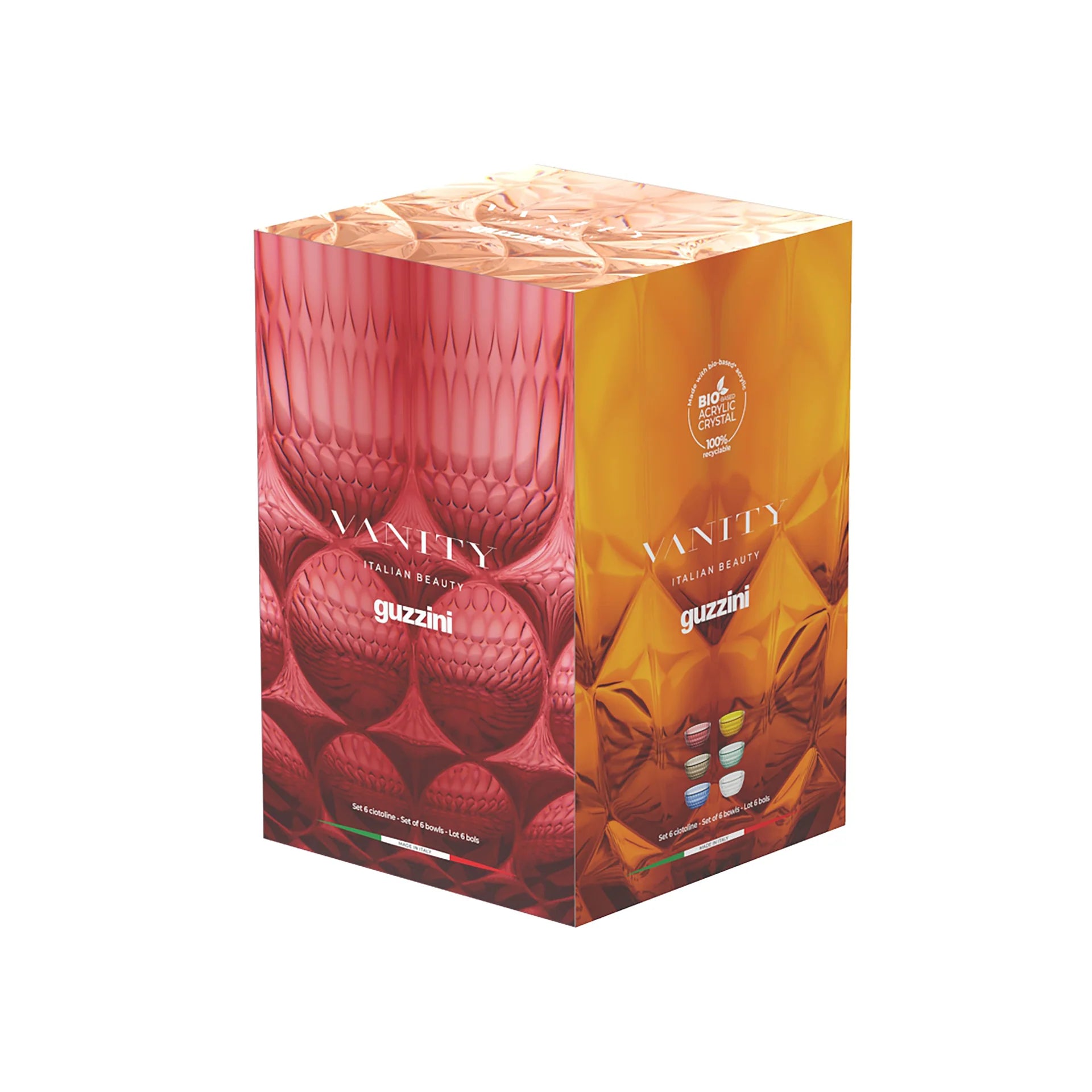 Guzzini - Set 6 ciotoline ø12 cm Vanity