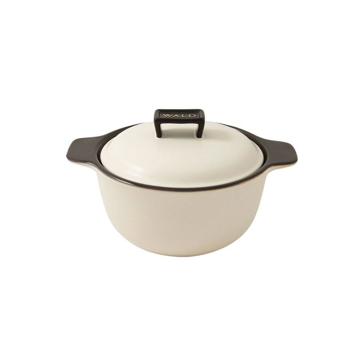 Wald & co - Pentola con coperchio bianco