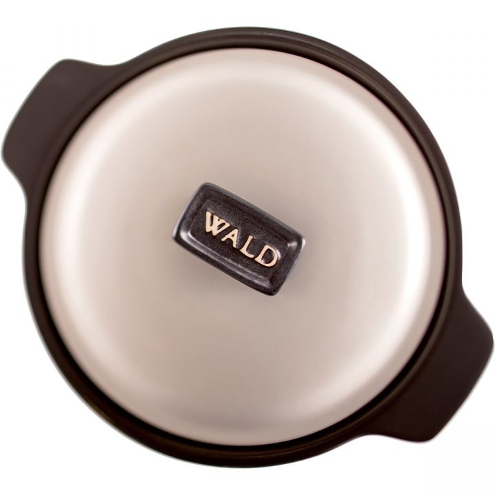 Wald & co - Pentola con coperchio bianco