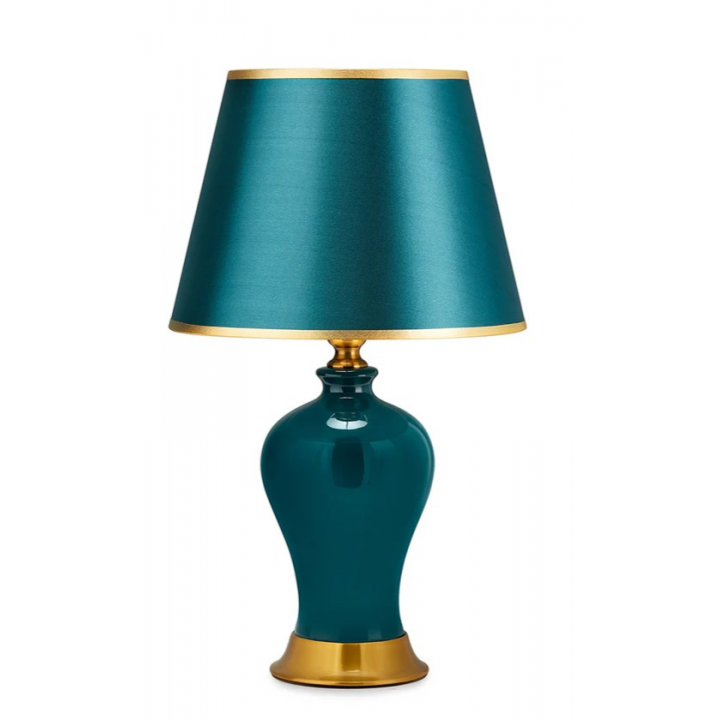 Fade Maison - Lampada Mandir Verde-Petrolio in Ceramica