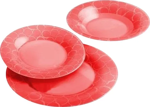 Luminarc - Soffici Carmin Set piatti