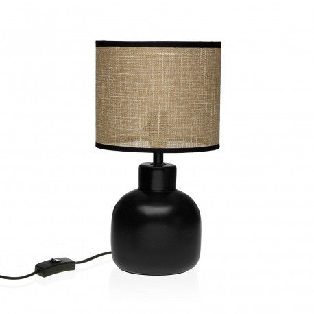 Versa - Lampada pulsante nera