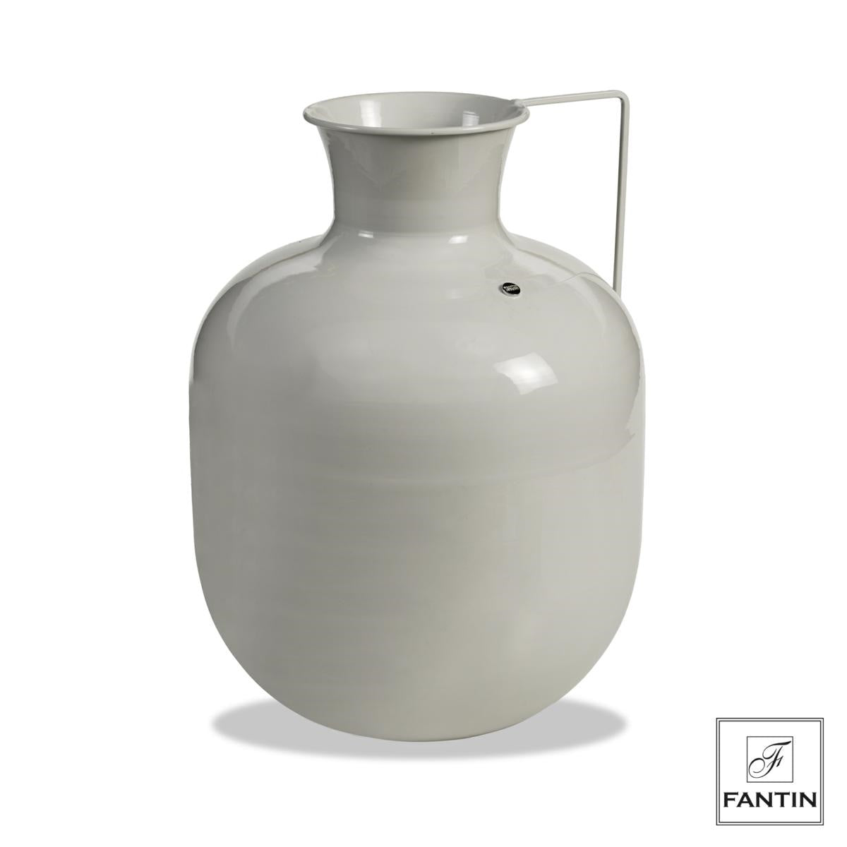 Fantin Argenti - Vaso metallo bottiglia bianco